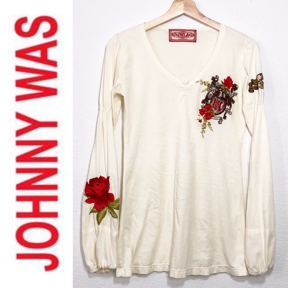 Johnny Was Tops - Johnny Was Long Sleeve Tee
